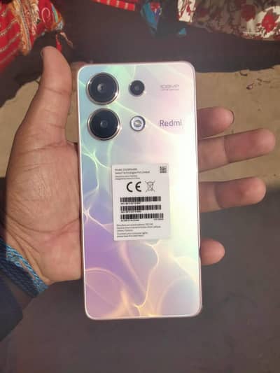 redmi note 13 8 GB 256 full box 6 month warranty ha