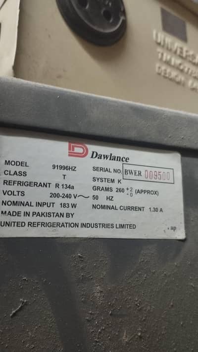 Dawlance Jumbo size Refrigerator