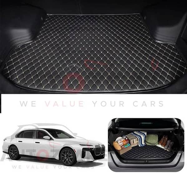 BMW 7 Series 7D Custom Car Trunk Mat - Model 2023-2025