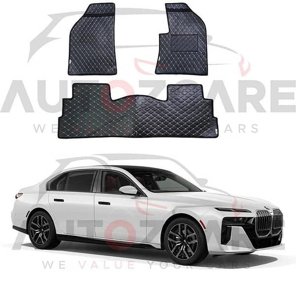 BMW 7 Series 7D Floor Mat ( Flat Style ) 5Pcs - Model 2023-2025