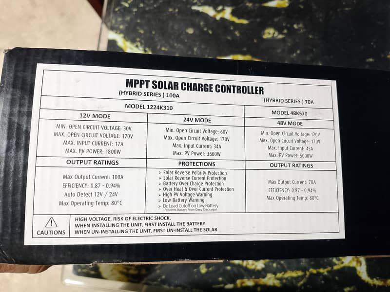 MPPT charge Controller 1