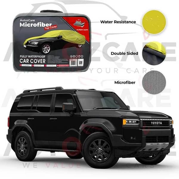 Toyota Land Cruiser LC250 Microfiber Car Top Cover - Model 2025