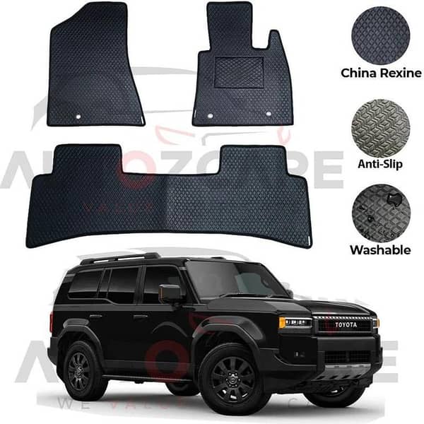 Toyota Land Cruiser LC250 China Rexine Floor Mat 5PCS - Model 2025