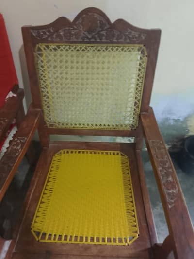 Solid Wood Cane Chairs - Set of 4 | Strong & Classic