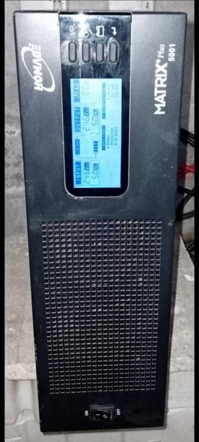 Homage MATRIX 5001 model. Power 5000VA