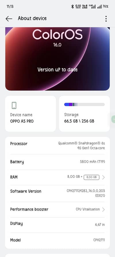 OPPO a5pro