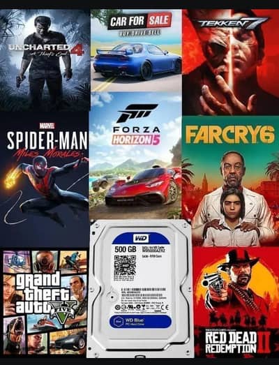 Hardisk Full of games Gta V pc games Gaming