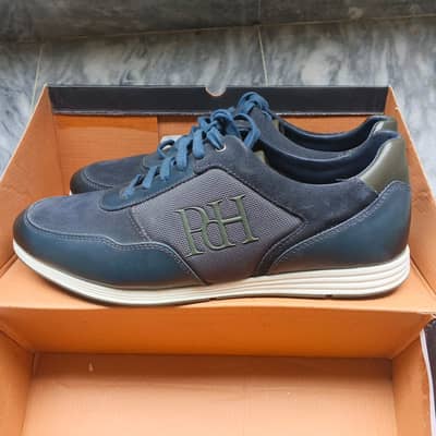 Original Pedro del Hierro  Navy Blue Smart Trainers - Size: 44