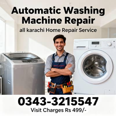 Automatic washing machine Repair Fridge Repair AC Repair AC Service