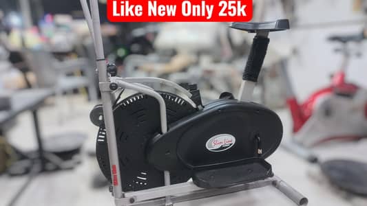 Like new Elliptical cycle exercise cycling machine magnetic bike gym