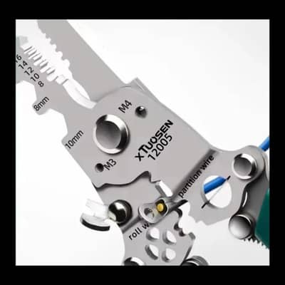 18 in 1 foldable wir stripper crimper cable cutter