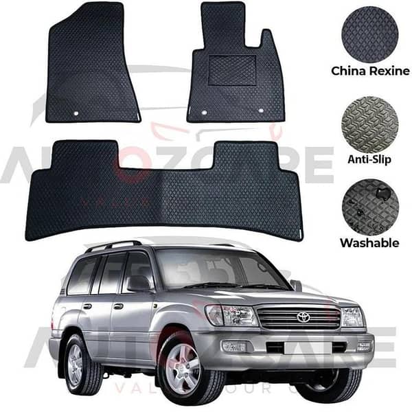 Toyota Prado FJ100 China Rexine Floor Mat 4PCS- Model 1998-2007