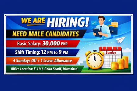 We're Hiring Male & Female Candidates / Social Media Marketing