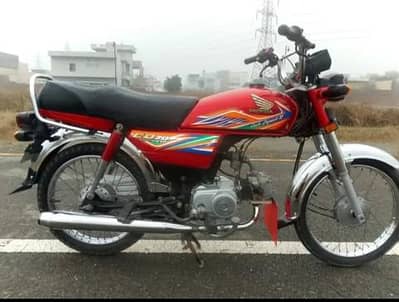 honda CD 70 urgent for sale complete document