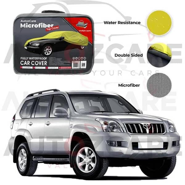 Toyota Prado FJ120 Microfiber Car Top Cover - Model 2003-2008