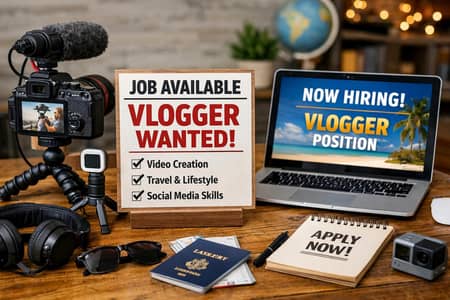 Job available for Vloger.