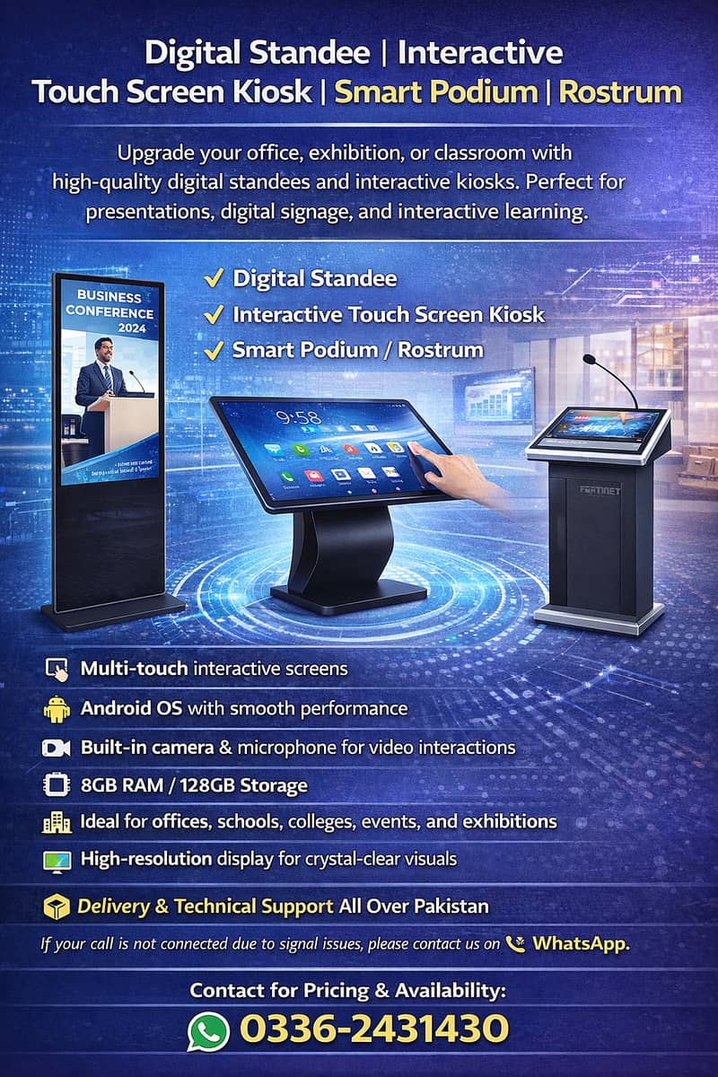 Digital standees | Interactive Board | Flat Panel | 0