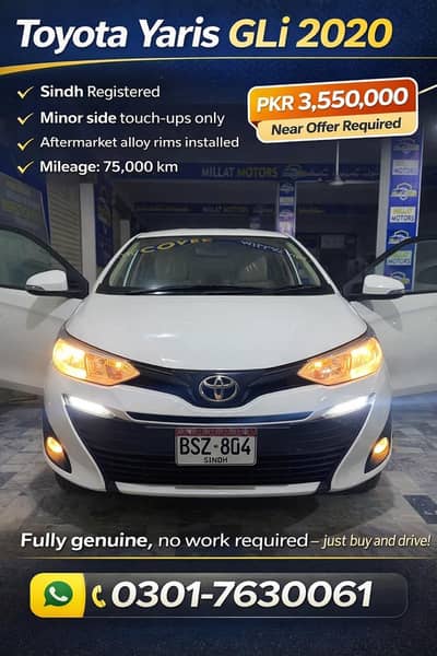 Toyota Yaris 2020 Model