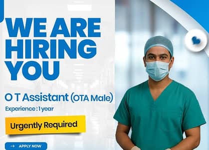 operation theatre assistant/OTA/Anaesthesia assistant