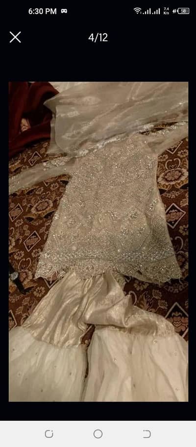 Embroidery Shirt  with gharara