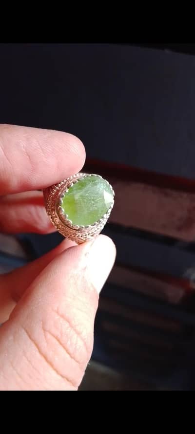 Natural Peridot From Kohistan Chandy Ring