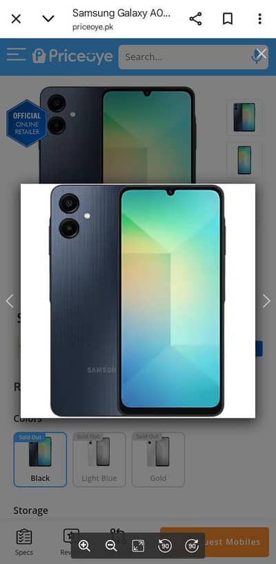 Samsung a06 in good condition