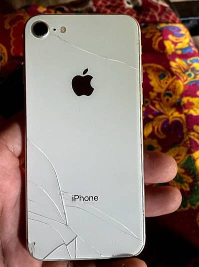 iphone 8 none PTA 64 GB back glass break