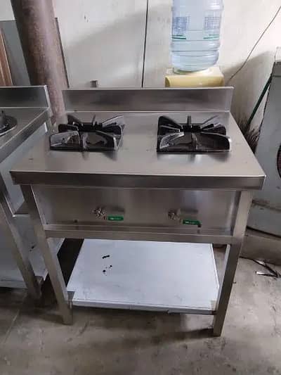 2 Burner stove , tandoor , commercial chulha , Kitchen Stove , Stove