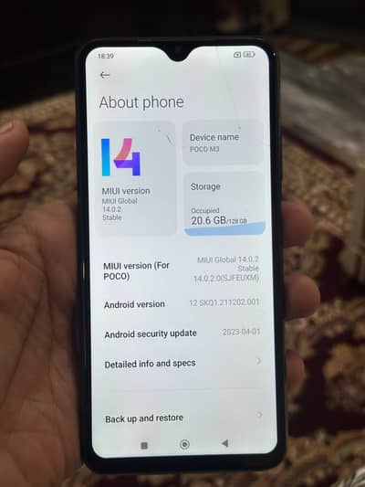 poco m3 4+2gb 128gb non pta exchange possible