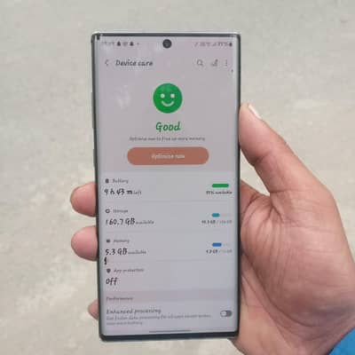 Dual 12/256 Note 10 plus Mobile phone