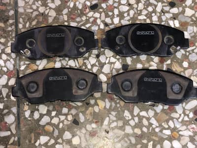 Honda Civic 2017-20 AKEBONO USED FRONT AND BACK BRAKE PADS