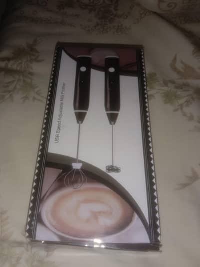 USB speed adjustable milk frother