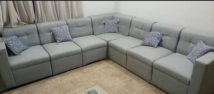 7-Seater L Shaped New Sofas Price Fixed