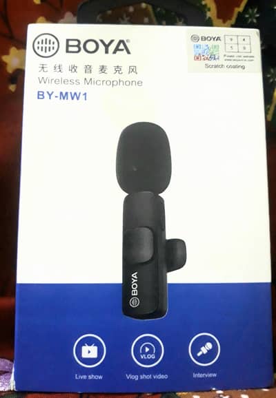 Boya mw1 wireless mic