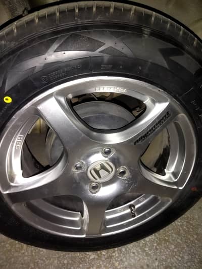 Alloy wheels 15 inches 6.5JJ pcd 100 4 nuts