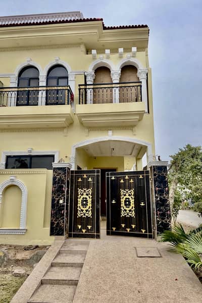4 Marla Corner | Facing Park | Owner Built | Brand New Spanish Design House For Sale In Canal Garden, Near Bahria Town Lahore