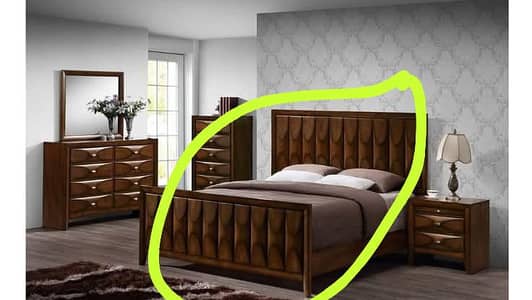 Bed Set [Bed + 2 Side Table + Dressing Table]