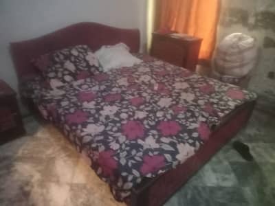 king bed with dressing