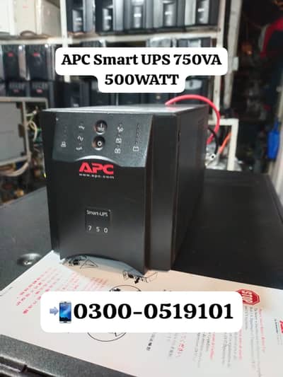 APC UPS 750VA 500W (SMT1500I) Pure Sine Wave UPS For Sale in Lahore