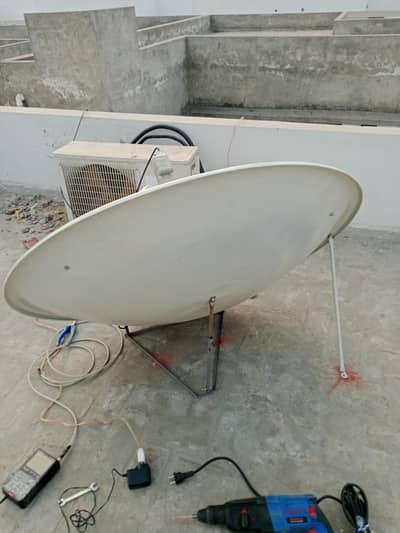 HD dish antenna installation tv  hd  reciver 03096614600
