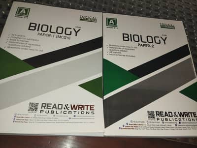 AS level (Read and Write) Topical Biology Paper 1 & 2