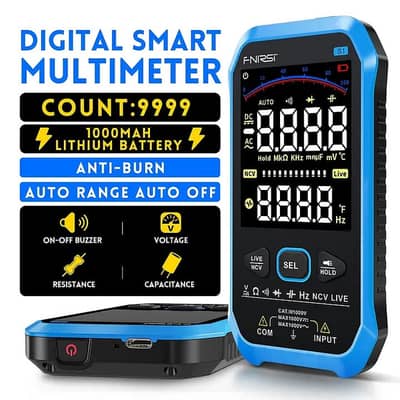 FNIRSI S1 Large Screen Digital Display Smart Multimeter