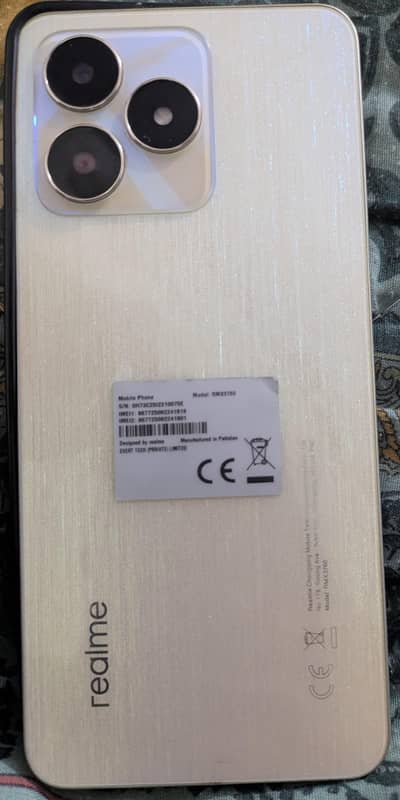 realme C53 6/128gb PTA approved
