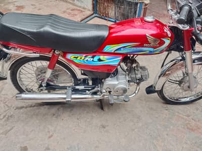 CD 70 Bike  2024 Model Full Kuch Condition Documents Bilkul Saff hy