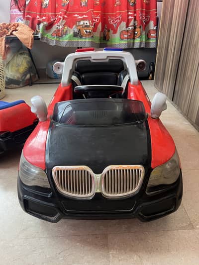 Red sports car for kids