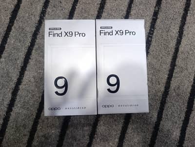 Oppo Find X9 pro 16/512 Non active non pta 28k pta tax