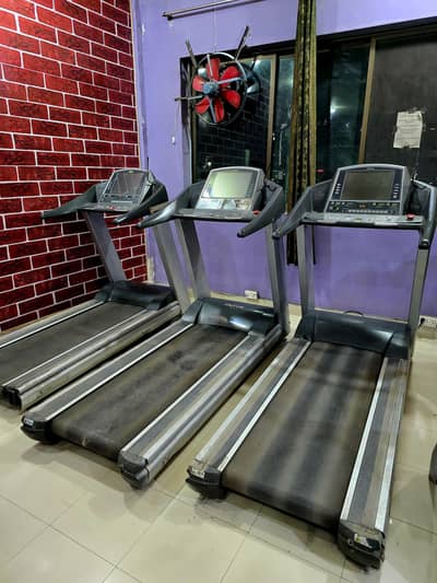 3 Motus Treadmill's And 2 Precor Ellipticals for sale in good