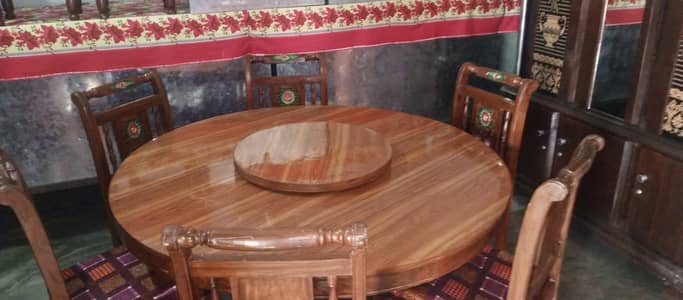 Dining Table with Six chairs