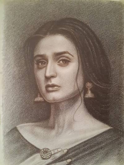 pencils sketches on orders.