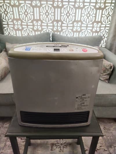A JAPANESE Rinnai BLOWER heater ! 3.5/Adaptor Included/Silver Color
